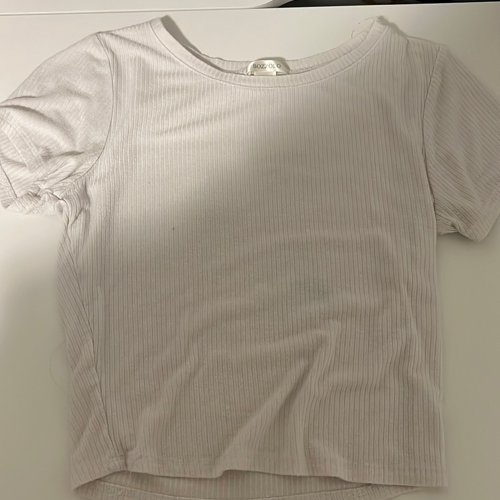white top